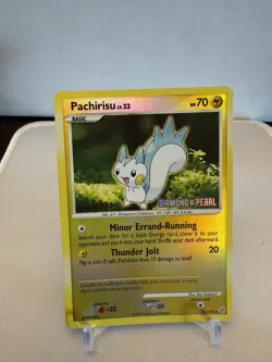 Pokemon Diamond & Pearl Burger King Promo Pachirisu 35/130 Reverse Holo Card - Image 1