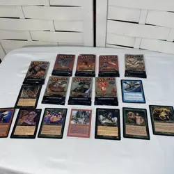 Magic The Gathering Lot of 8 Booster Packs and loose cards - Image 1