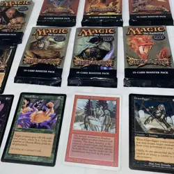 Magic The Gathering Lot of 8 Booster Packs and loose cards - Image 3