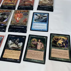 Magic The Gathering Lot of 8 Booster Packs and loose cards - Image 4