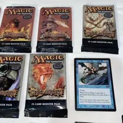 Magic The Gathering Lot of 8 Booster Packs and loose cards - Image 5