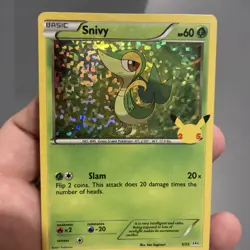 Pokemon Snivy Holo Card 5/25 McDonald's 2021 25th Anni. LP+ +Bonus FREE SHIPPING - Image 2
