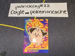 Cleffa #173 Pokemon Topps Johto League Champions Card NM - Image 1