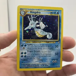 Pokemon TCG Kingdra Neo Genesis 8/111 Rare Holo Unlimited Card 135 English LP - Image 1