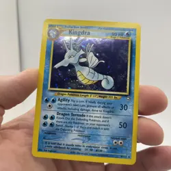 Pokemon TCG Kingdra Neo Genesis 8/111 Rare Holo Unlimited Card 135 English LP - Image 2