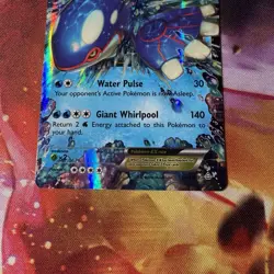 Pokemon TCG XY Primal Clash Ultra Rare Holo Kyogre EX 54/160 Card LP - Image 3