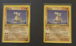 1st Ed Cubone 50/64 Jungle Set WOTC Pokemon Card Lot x2 NM - Image 1