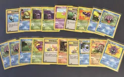 1st Ed Fossil Magmar, Horsea, and Other WOTC Pokemon Card Lot NM - Image 1