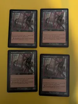 Ambush commander. playset rare elf Magic the Gathering 4 Card. Scourge - Image 1