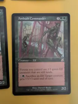 Ambush commander. playset rare elf Magic the Gathering 4 Card. Scourge - Image 2
