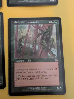 Ambush commander. playset rare elf Magic the Gathering 4 Card. Scourge - Image 3