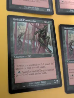 Ambush commander. playset rare elf Magic the Gathering 4 Card. Scourge - Image 4