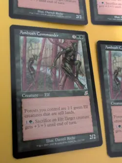 Ambush commander. playset rare elf Magic the Gathering 4 Card. Scourge - Image 5