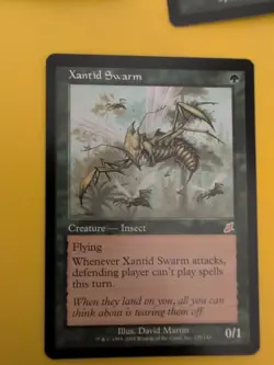 Xantid Swarm x3 rare insect Magic the Gathering 3 Card. Scourge - Image 2