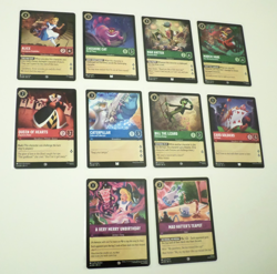 Disney Lorcana Theme Lot - Alice in Wonderland Theme Lot of 10 Cards - Image 1
