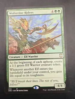 Wolverine Riders Commander: Kaldheim MTG Regular Lightly Played - Image 1
