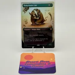 MTG Badgermole Cub 326 Borderless Foil Avatar: The Last Airbender TLA - Image 1