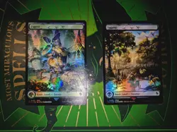 Plains Swamp Island Mountain Forest (Chocobo Track Foil) Set MTG Final Fantasy - Image 4