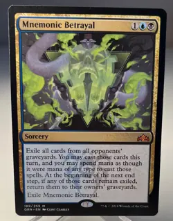 Magic MTG Mnemonic Betrayal - Guilds of Ravnica (GRN) NM Mythic Sorcery #189 - Image 1