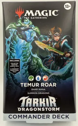 Tarkir: Dragonstorm Commander Deck - Temur Roar MTG Brand New Sealed - Image 1