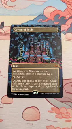 1x MTG Cavern of Souls (0345) (Borderless) - The Lost Caverns of Ixalan (LCI) NM - Image 1