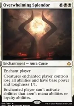 MTG Overwhelming Splendor, Hour of Devastation, Heavily Played, English - Image 1