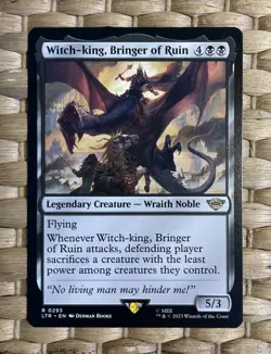 Witch-King, Bringer of Ruin / Magic MTG / Lord of the Rings - Rare - NM - 293 EN - Image 1