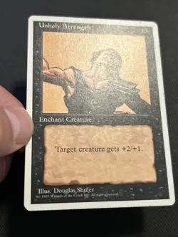 Unholy Strength MTG Core Set 4th Edition Regular - Image 3