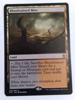Bloodstained Mire Khans of Tarkir Regular - Image 1