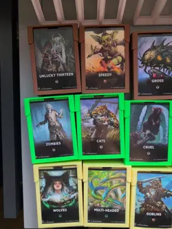 MTG Jumpstart J22 Theme Decks lot x 26 all sleeved & 3d Printed deck boxes NM - Image 2