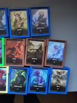 MTG Jumpstart J22 Theme Decks lot x 26 all sleeved & 3d Printed deck boxes NM - Image 5