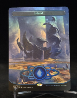 MTG Magic the Gathering UNF Unfinity Foil Island Land (B) - Image 1