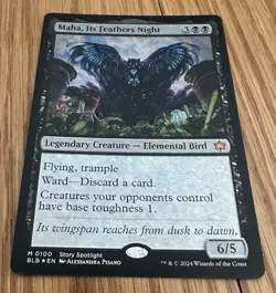 maha its feathers night foil BLB 0100 Near Mint - Image 2