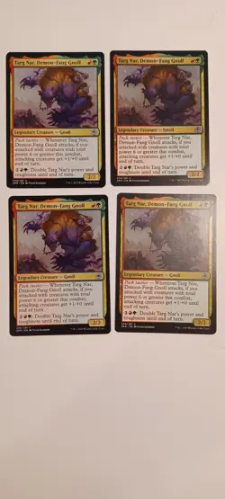 MTG Targ Nar, Demon-Fang Gnoll X 4 - Uncommon, NM/M - Image 1