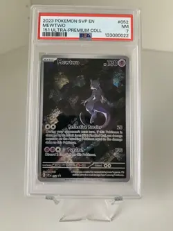 2023 Pokemon SVP English Mewtwo 151 Ultra Premium Collection #052 - PSA 7 - Image 1