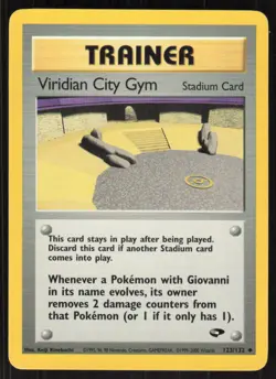Pokemon TCG Gym Challenge #123/132 Viridian City Gym LP - Image 1