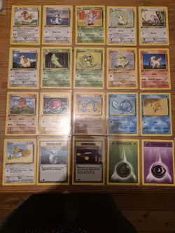 Pokemon Base Set FRENCH bundle 1st edition, Nidorino, Pidgeot, onix NM/LP - Image 1