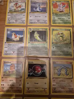 Pokemon Base Set FRENCH bundle 1st edition, Nidorino, Pidgeot, onix NM/LP - Image 2
