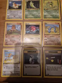 Pokemon Base Set FRENCH bundle 1st edition, Nidorino, Pidgeot, onix NM/LP - Image 3