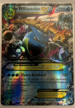 Pokemon TCG M Blastoise EX 30/146 XY Base LP - Filler/Replica I think - Image 1