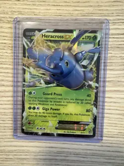 Heracross EX 4/111 Ultra Rare Pokemon TCG XY Furious Fists HP - Image 1