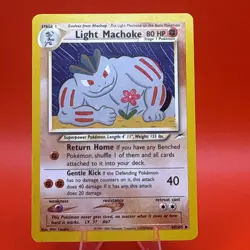 Pokemon TCG Light Machoke Neo Destiny 49/105 Regular - Image 1