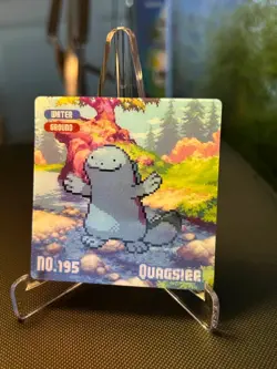 Pokemon Chinese Eif Origin Gameboy Lenticular - Wooper/Quagsire - Image 1