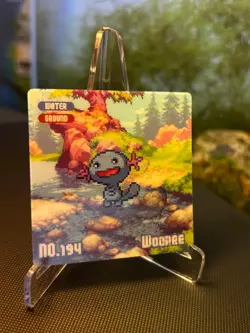 Pokemon Chinese Eif Origin Gameboy Lenticular - Wooper/Quagsire - Image 2