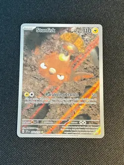 Stunfisk - 202/191 - Pokemon Surging Sparks Illustration Rare NM - Image 1