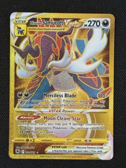 Hisuian Samurott VSTAR (Secret, #209/189) - Ho SWSH - Astral Radiance NM Pokemon - Image 1