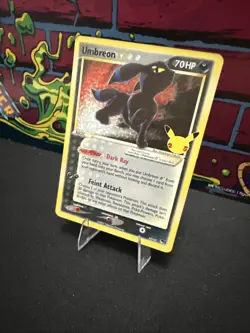 Pokemon TCG Umbreon Gold Star 17/17 Celebrations Holo MINT NM - Image 3