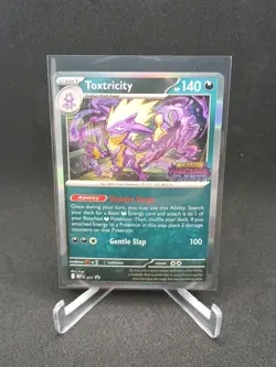 Pokemon TCG Toxtricity (PRERELEASE) MEP 017 Phantasmal Flames Stamped Promo NM - Image 1