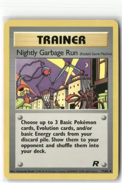 Pokemon Nightly Garbage Run (Rocket's Secret Machine) Uncommon Team Rocket 77/82 - Image 1