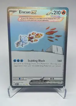 Pokemon TCG - Eiscue ex 222/197 Special Illustration Rare SIR Obsidian Flames NM - Image 1